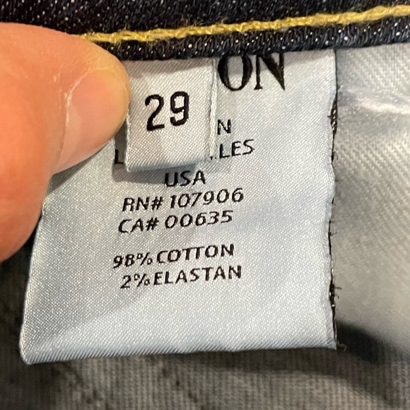 Hudson Signature Mid Rise Bootcut Denim Blue Jeans Women’s Size 29 - Picture 4 of 10